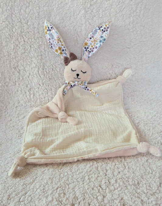 Doudou Lapin Rose
