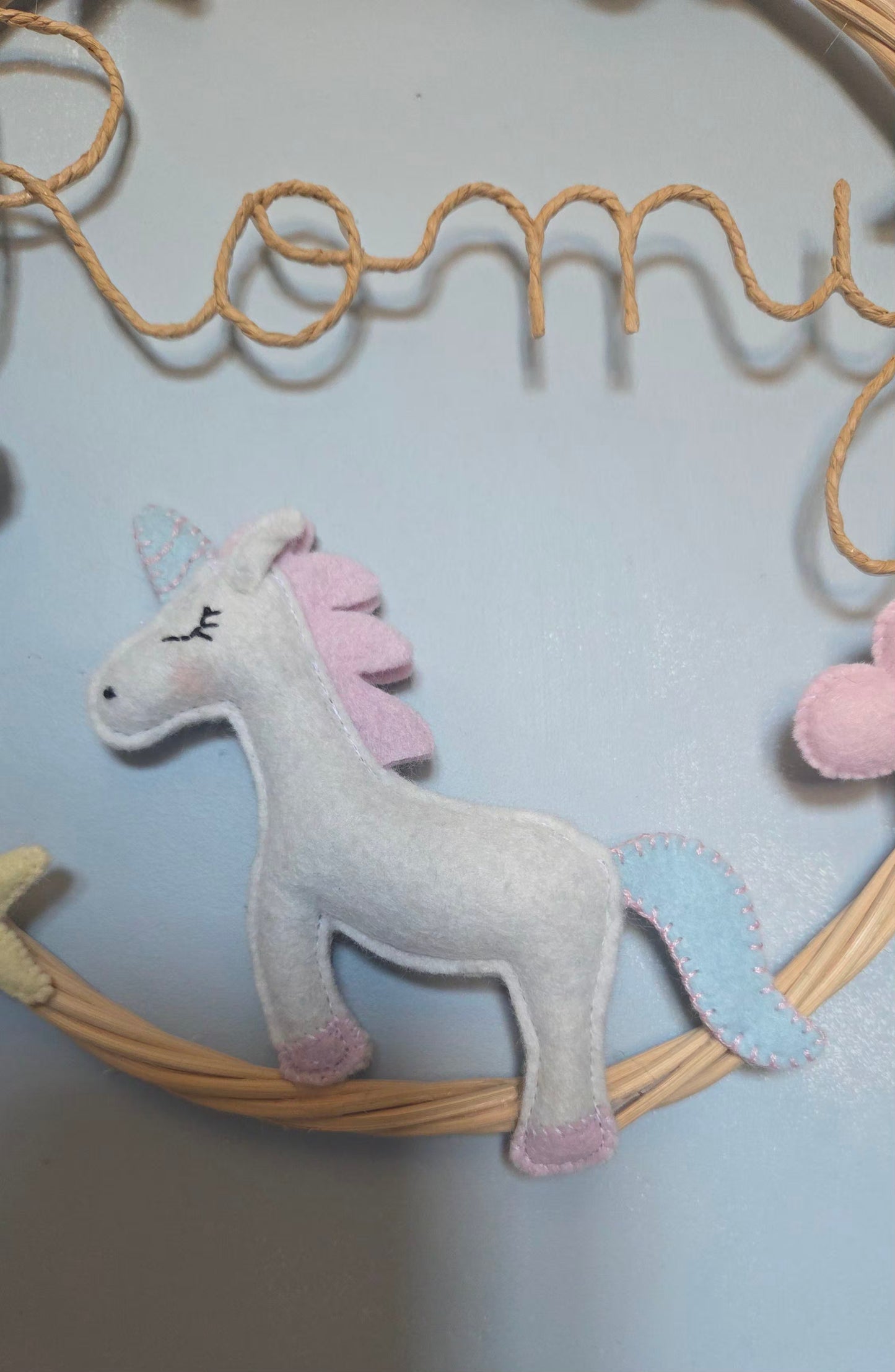 Couronne Prénom Personnalisée Licorne
