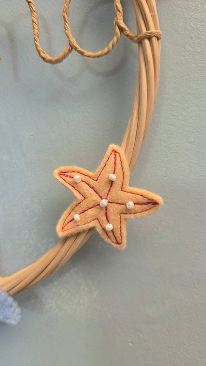 Couronne Prénom Personnalisée Dauphin et Coquillages