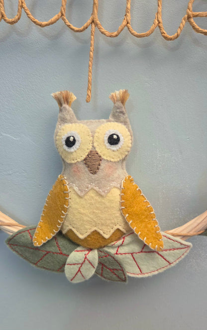 Couronne Prénom Personnalisée Hibou