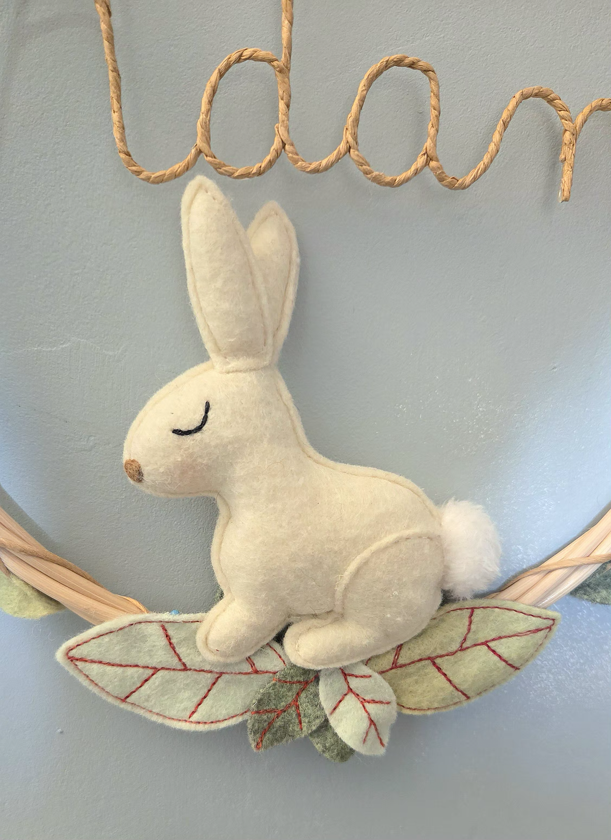 Couronne Prénom Personnalisée Lapin