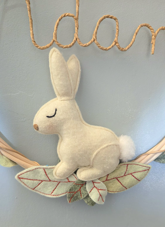 Couronne Prénom Personnalisée Lapin