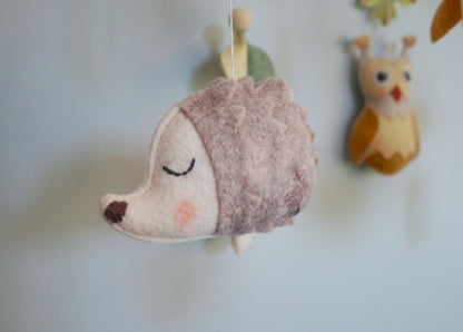 Mobile Bébé Forêt Champignons