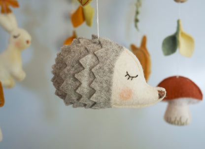 Mobile Bébé Forêt Champignons