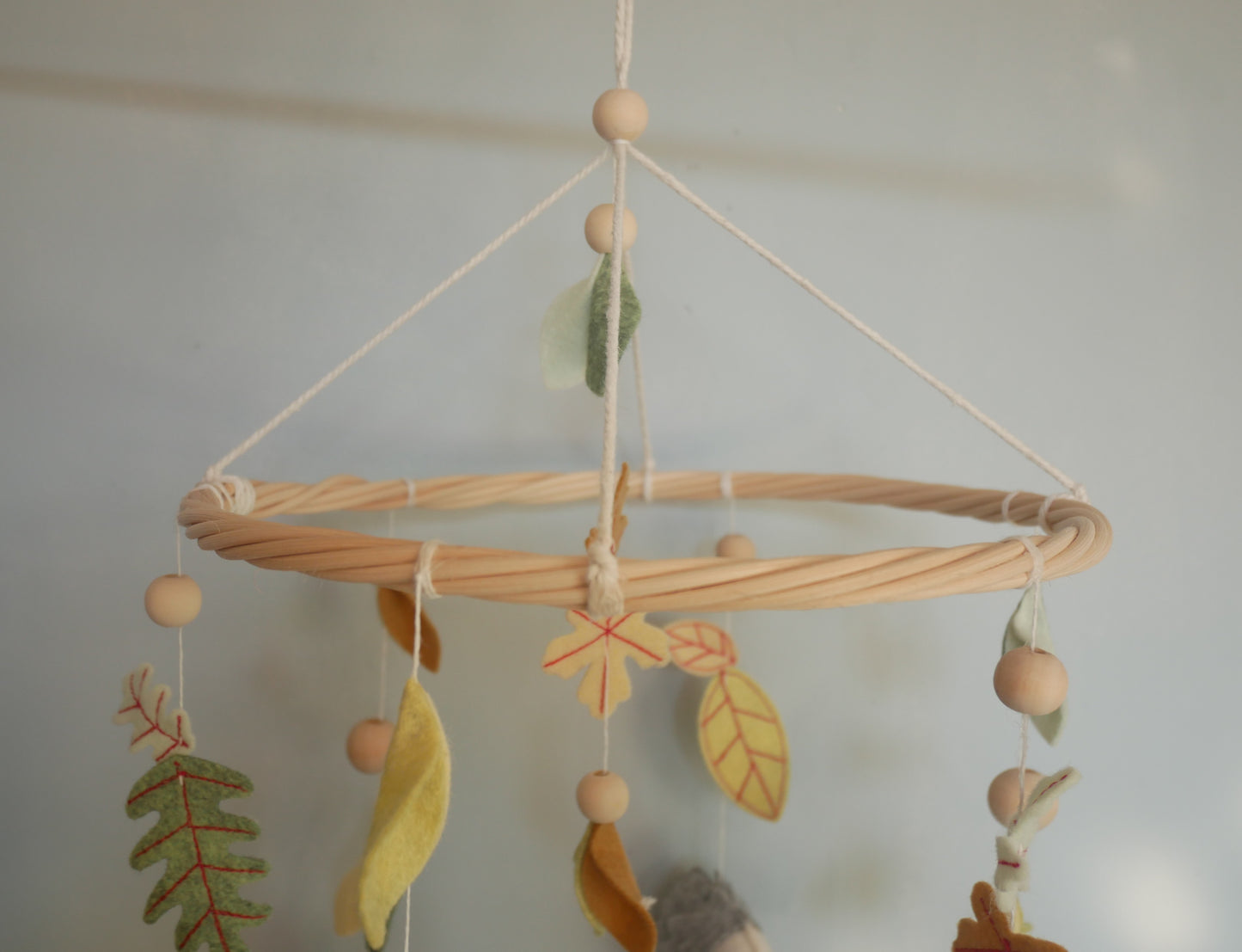 Mobile Bébé Forêt Champignons