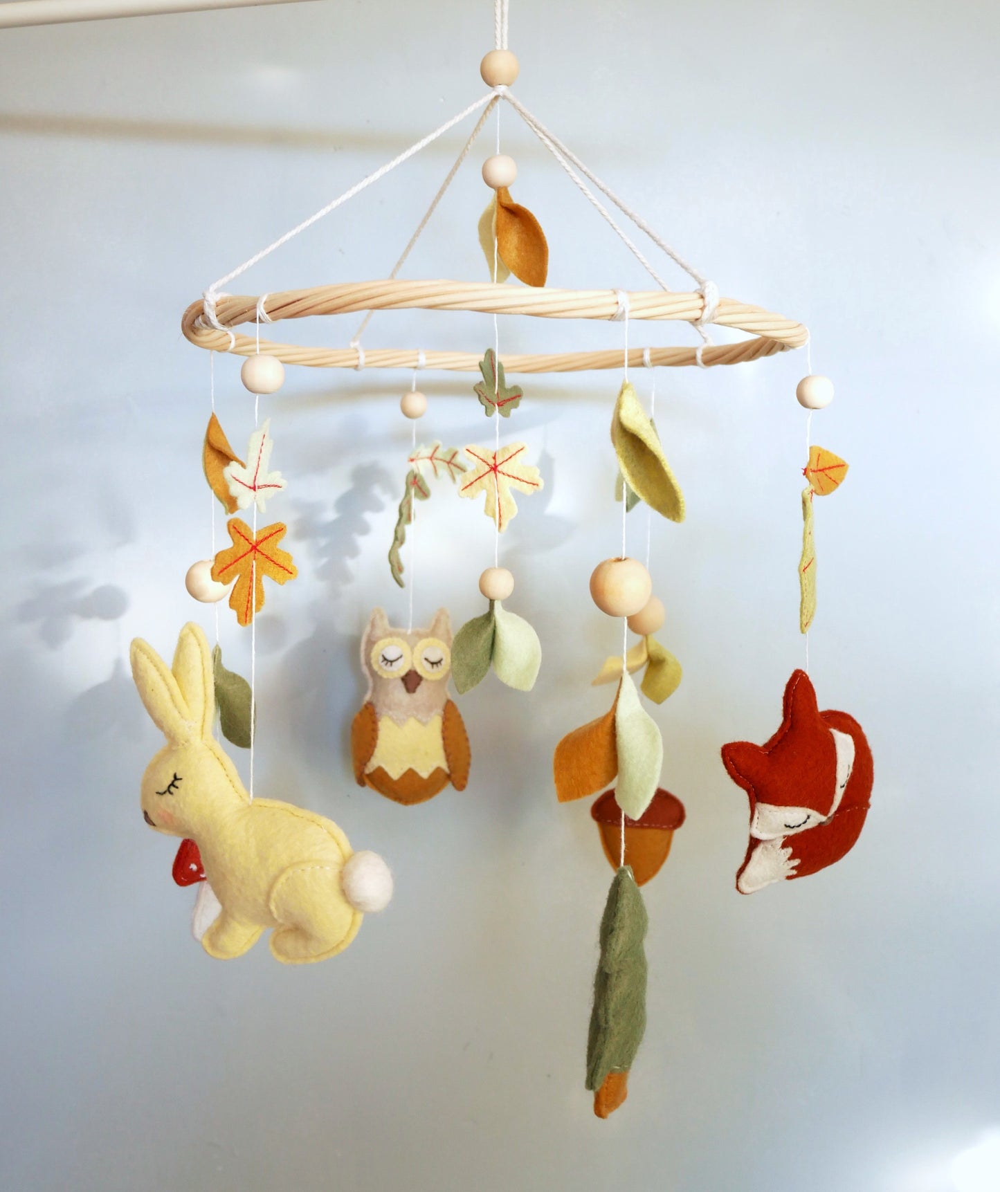 Mobile Bébé Forêt Chouette