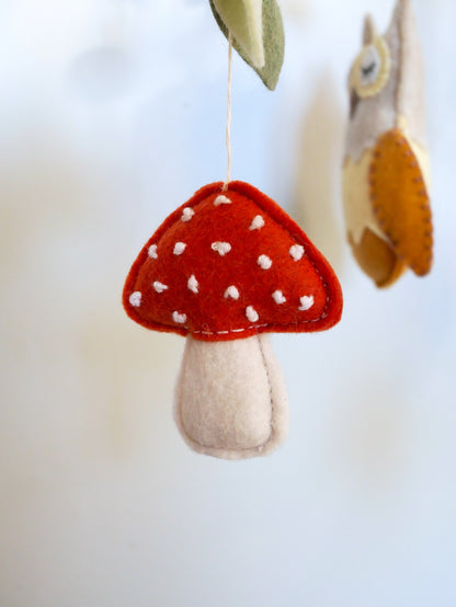 Mobile Bébé Forêt Chouette