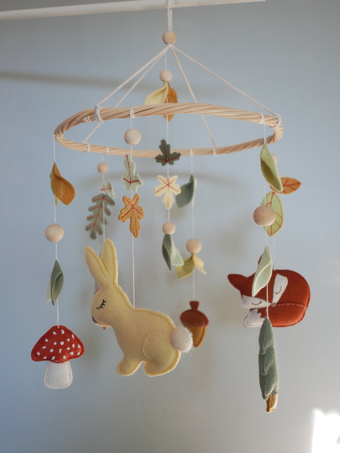 Mobile Bébé Forêt Chouette