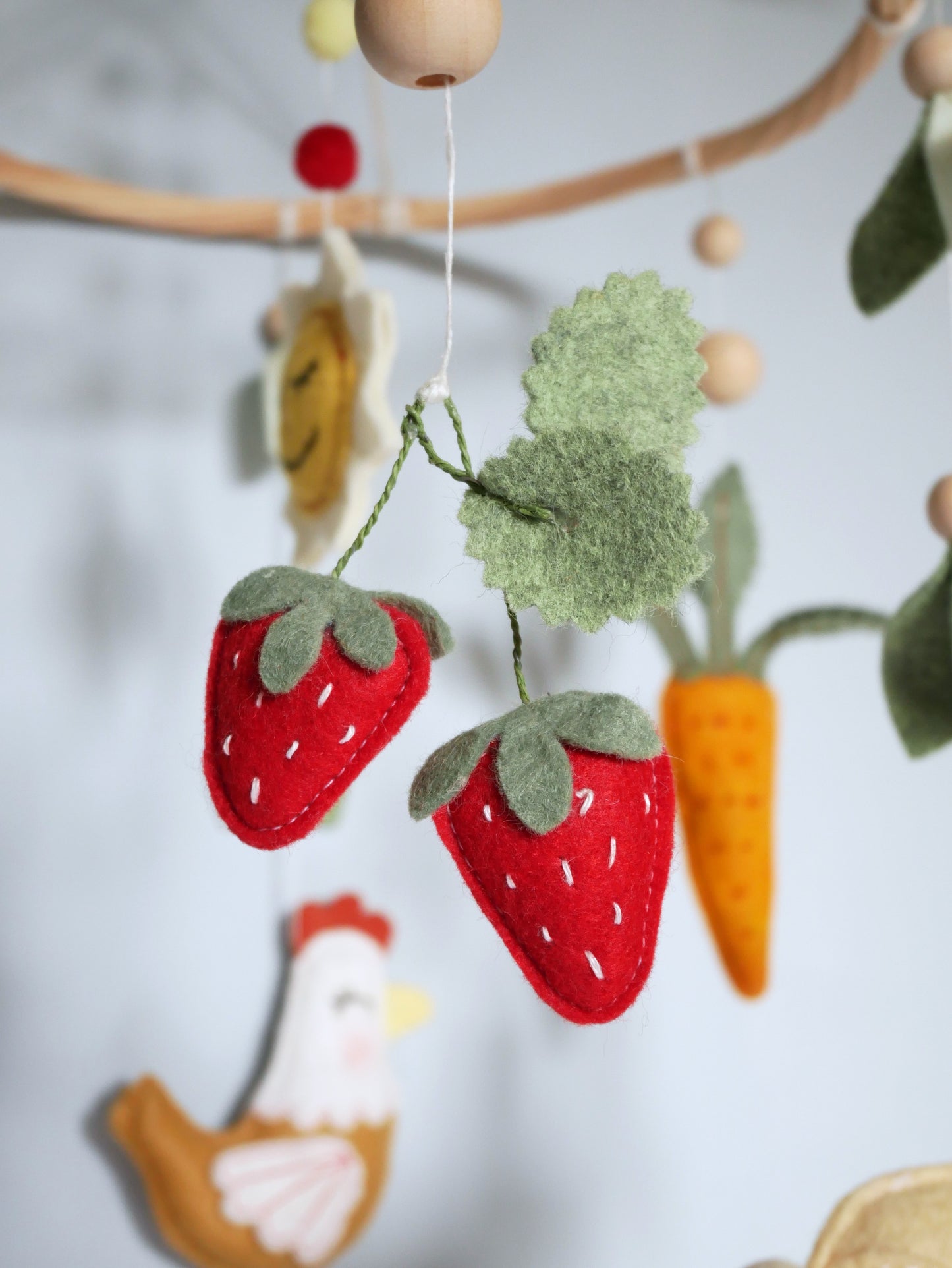 Mobile Bébé Animaux de la Ferme