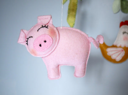 Mobile Bébé Animaux de la Ferme