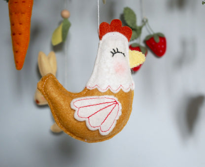 Mobile Bébé Animaux de la Ferme