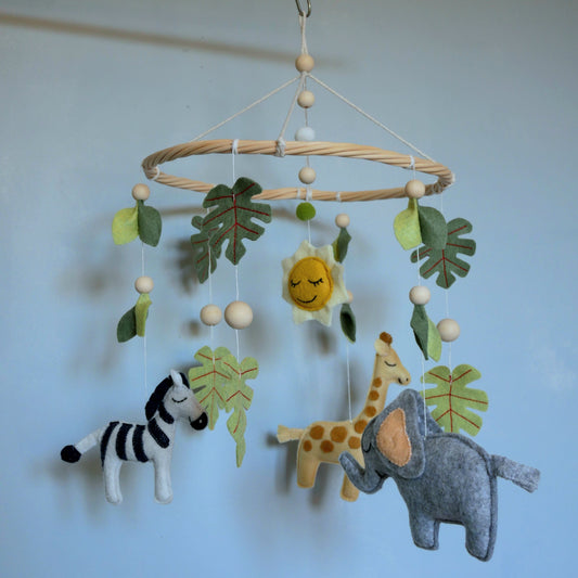 Mobile Bébé Animaux Savane