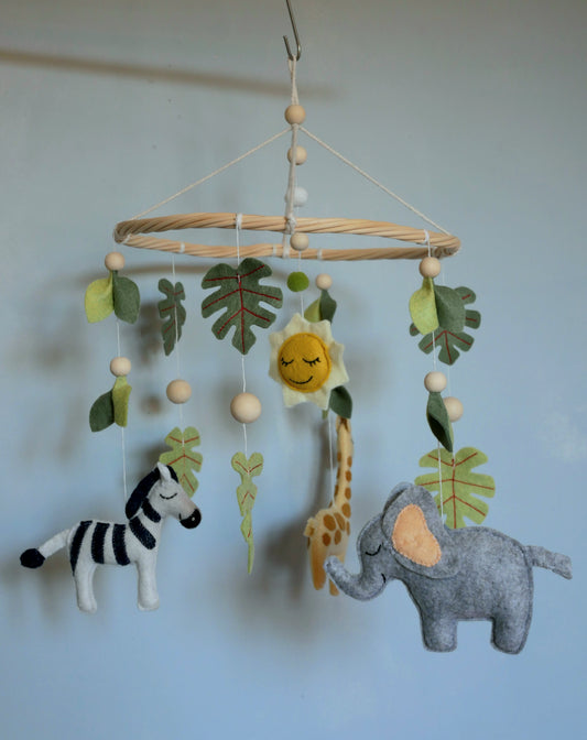 Mobile Bébé Animaux Savane